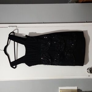 Torrid slim fit black dress